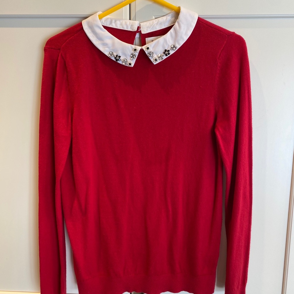 Red blouse